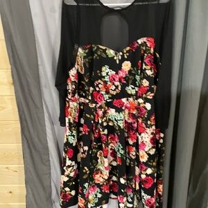 Torrid Black Sheer Dress